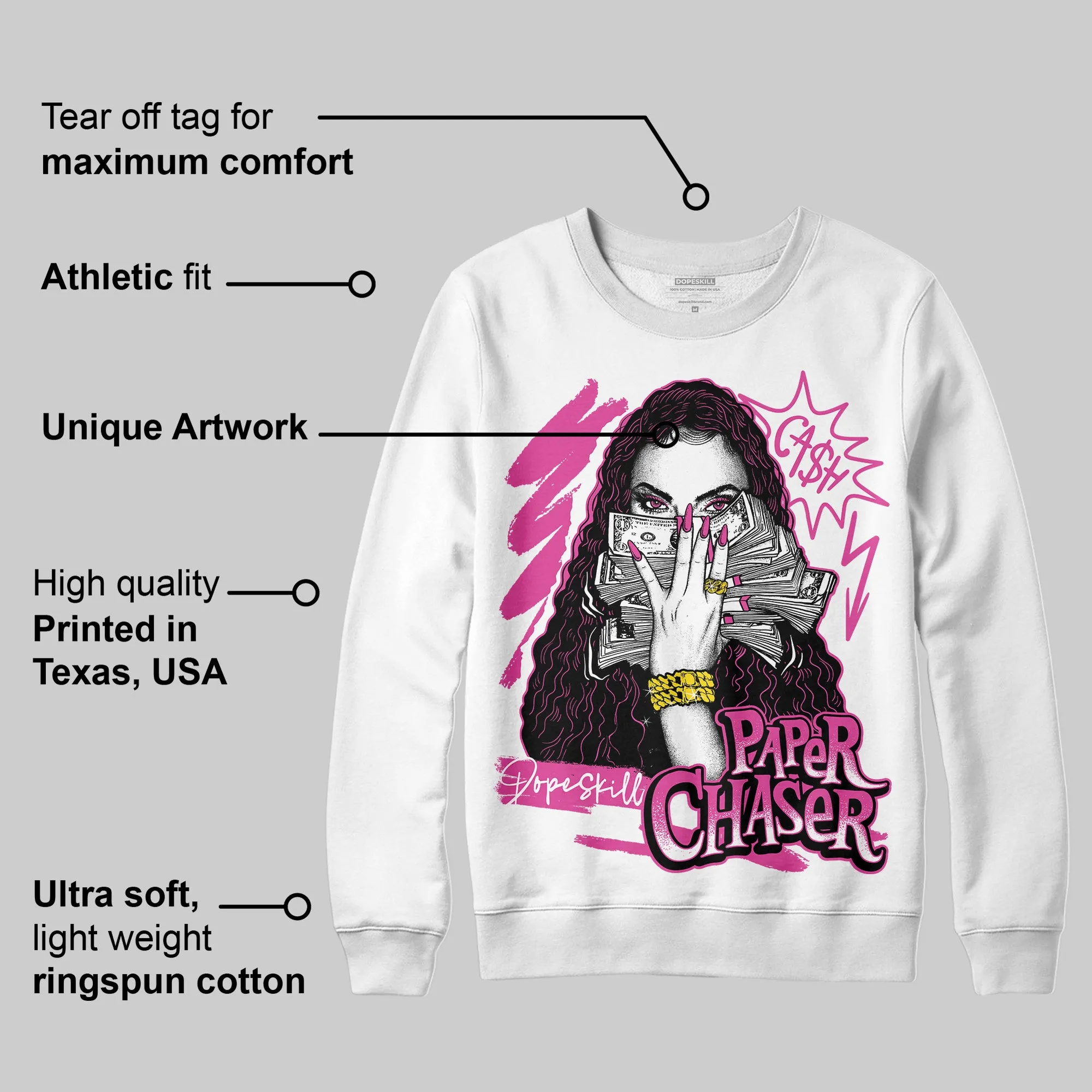 Dunk Low Active Fuchsia DopeSkill Sweatshirt NPC Graphic sold by DopeSkill product image thumbnail 3