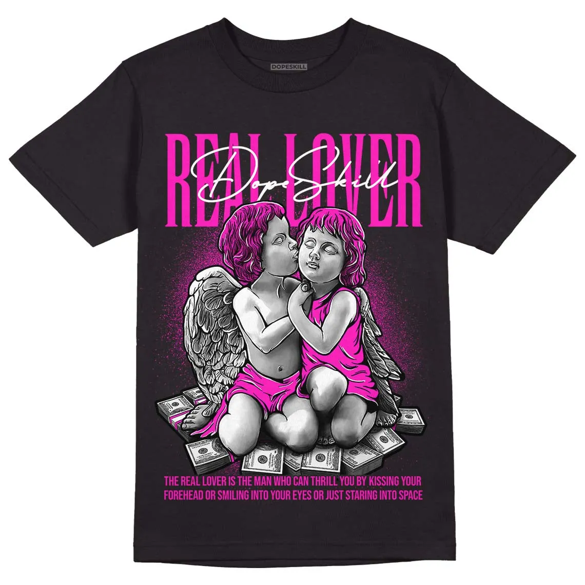 Dunk Low Active Fuchsia DopeSkill T-Shirt Real Lover Graphic sold by DopeSkill product image thumbnail 2
