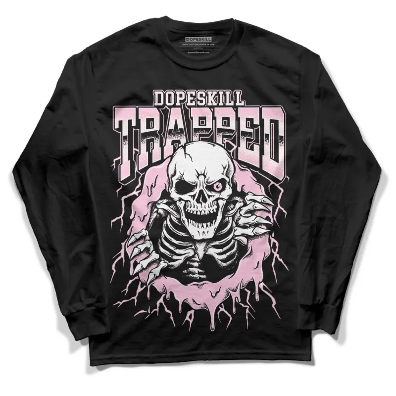 Dunk Low Pink Foam DopeSkill Long Sleeve T-Shirt Trapped Halloween Graphic sold by DopeSkill