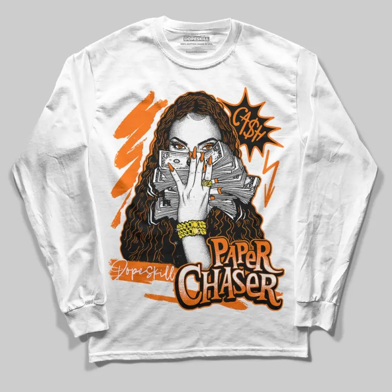 Orange Black White DopeSkill Long Sleeve T-Shirt NPC Graphic sold by DopeSkill