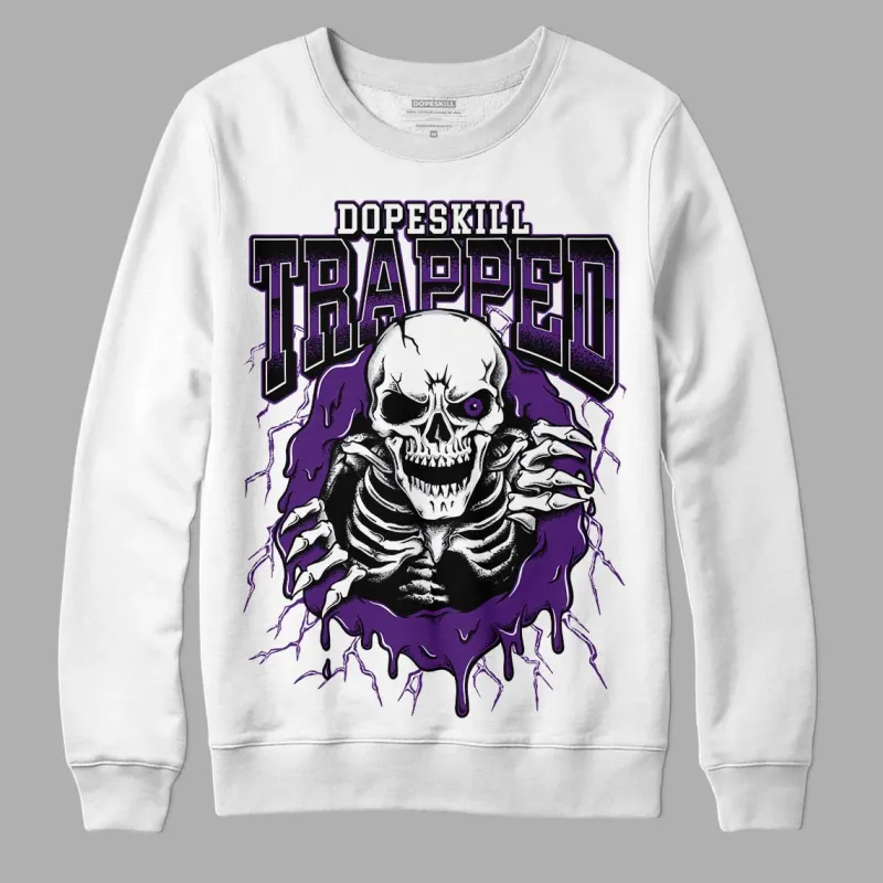 Field Purple 12s DopeSkill Sweatshirt Trapped Halloween Graphic sold by DopeSkill