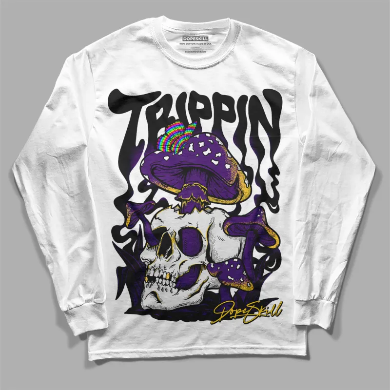 Field Purple 12s DopeSkill Long Sleeve T-Shirt Trippin Graphic sold by DopeSkill