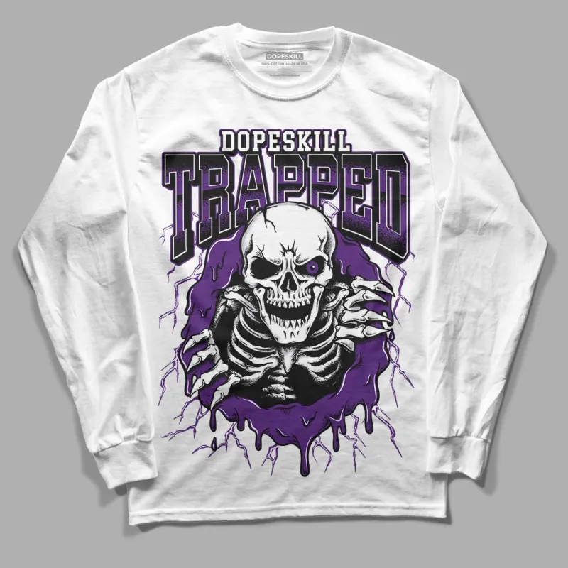 Field Purple 12s DopeSkill Long Sleeve T-Shirt Trapped Halloween Graphic sold by DopeSkill