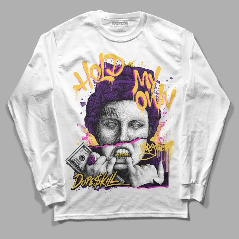 Field Purple 12s DopeSkill Long Sleeve T-Shirt Hold My Own Graphic sold by DopeSkill