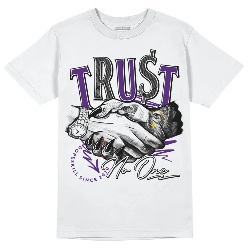 Field Purple 12s DopeSkill T-Shirt Trust No One Graphic sold by DopeSkill