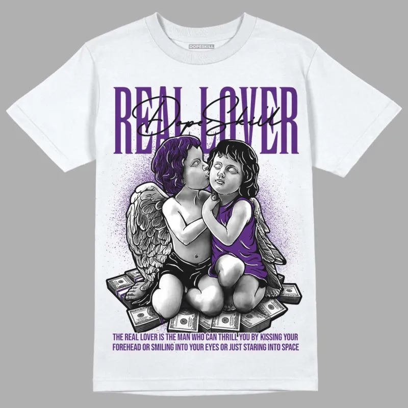 Field Purple 12s DopeSkill T-Shirt Real Lover Graphic sold by DopeSkill