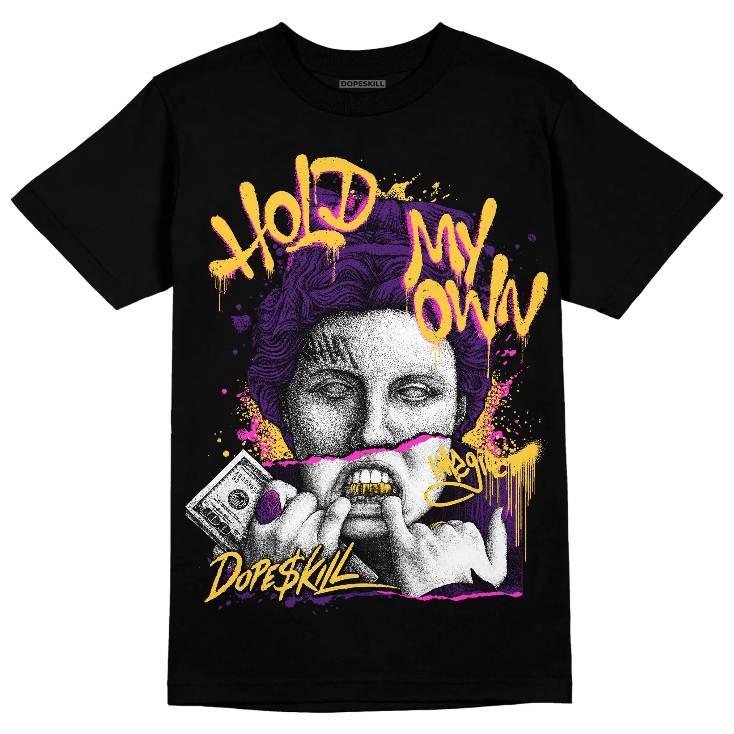 Field Purple 12s DopeSkill T-Shirt Hold My Own Graphic sold by DopeSkill product image thumbnail 2