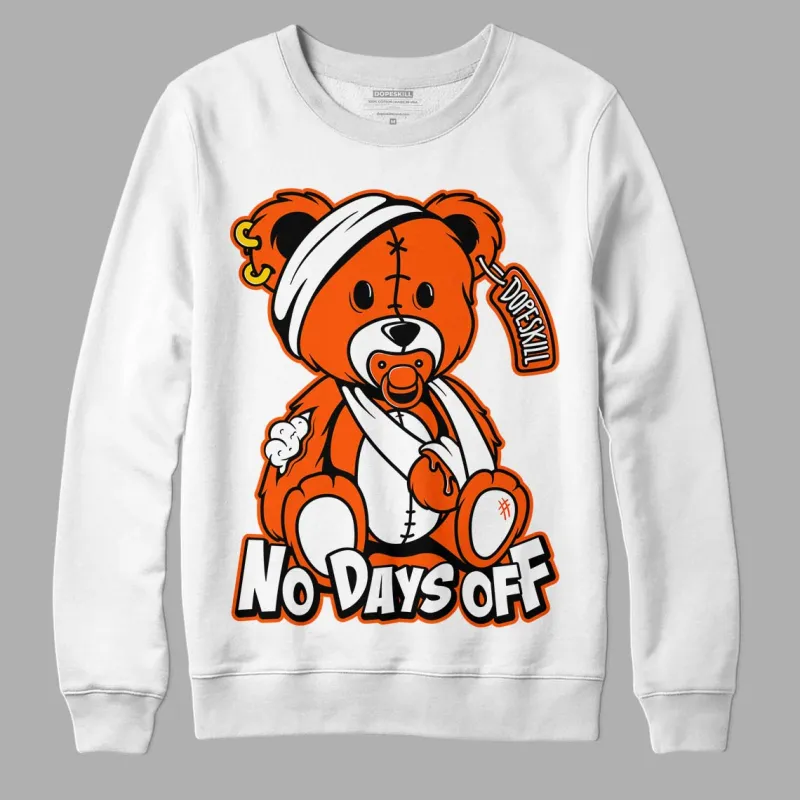 Orange Milk DopeSkill Sweatshirt Hurt Bear Graphic sold by DopeSkill