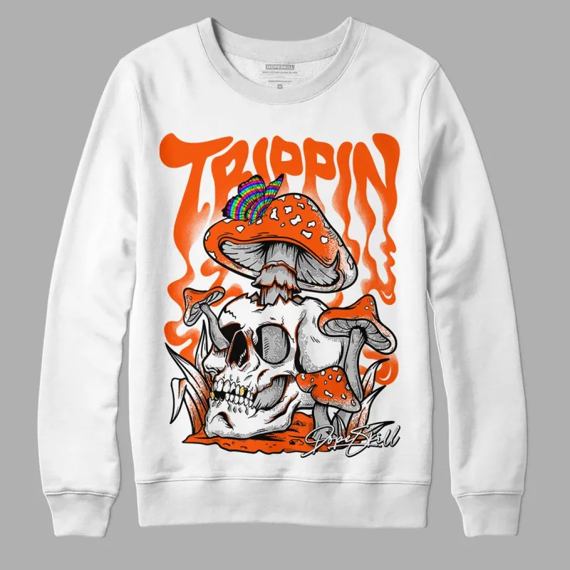 Orange Milk DopeSkill Sweatshirt Trippin Graphic sold by DopeSkill