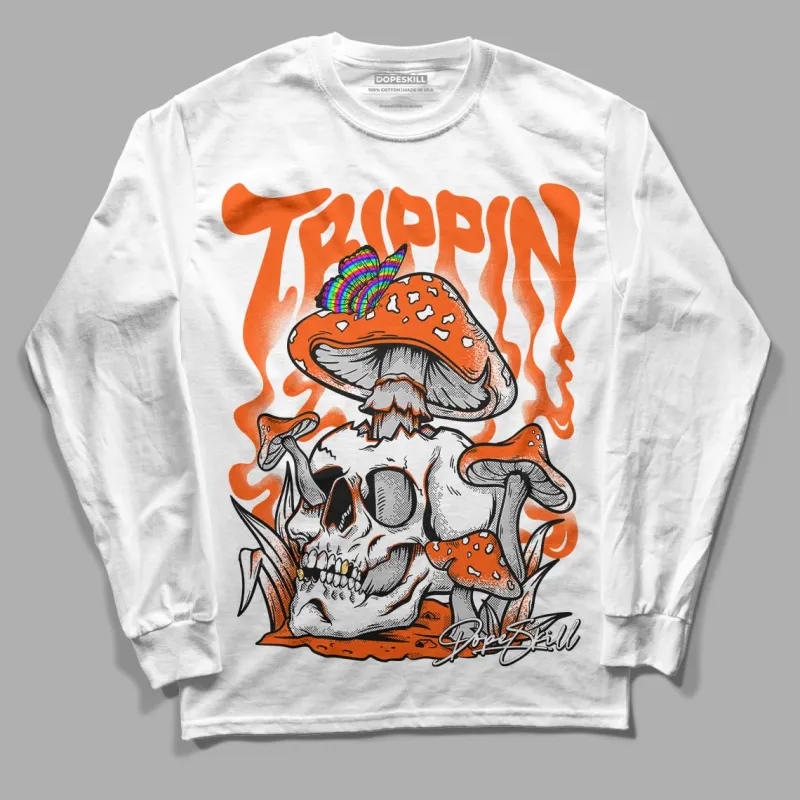 Orange Milk DopeSkill Long Sleeve T-Shirt Trippin Graphic sold by DopeSkill