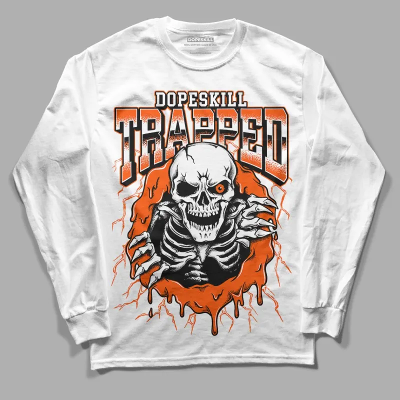Orange Milk DopeSkill Long Sleeve T-Shirt Trapped Halloween Graphic sold by DopeSkill