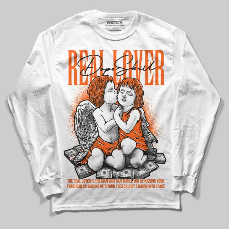 Orange Milk DopeSkill Long Sleeve T-Shirt Real Lover Graphic sold by DopeSkill