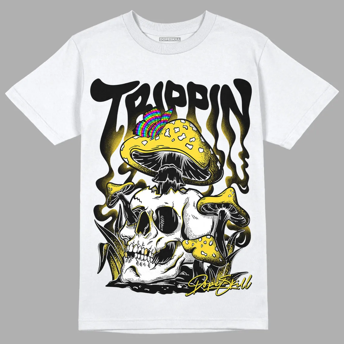 Black Tour Yellow AJ 4 Thunder DopeSkill T-Shirt Trippin Graphic sold by DopeSkill product image thumbnail 2