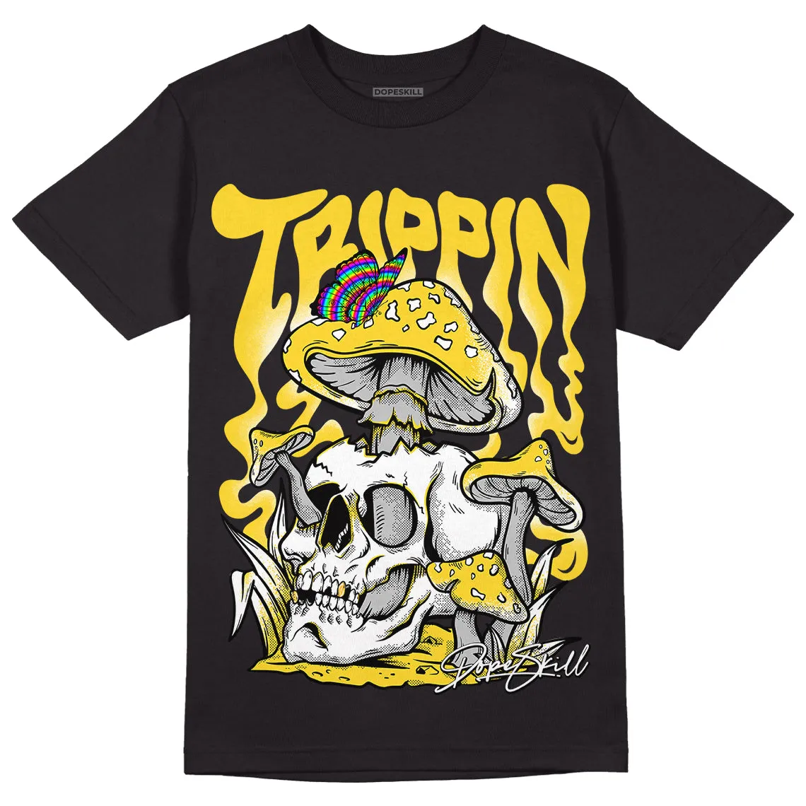 Black Tour Yellow AJ 4 Thunder DopeSkill T-Shirt Trippin Graphic sold by DopeSkill