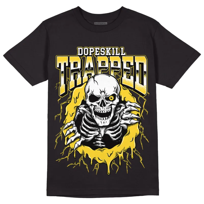 Black Tour Yellow AJ 4 Thunder DopeSkill T-Shirt Trapped Halloween Graphic sold by DopeSkill