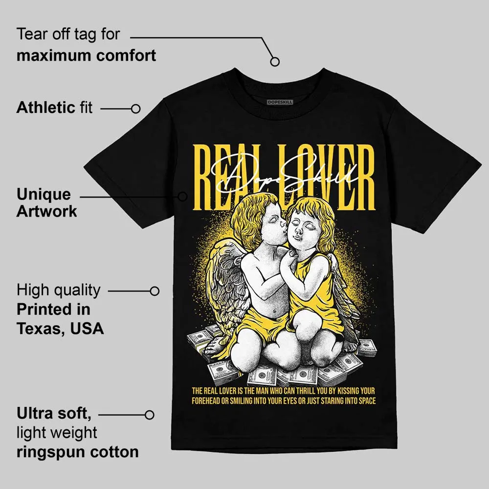 Black Tour Yellow AJ 4 Thunder DopeSkill Unisex T-Shirt Real Lover Graphic sold by DopeSkill product image thumbnail 4