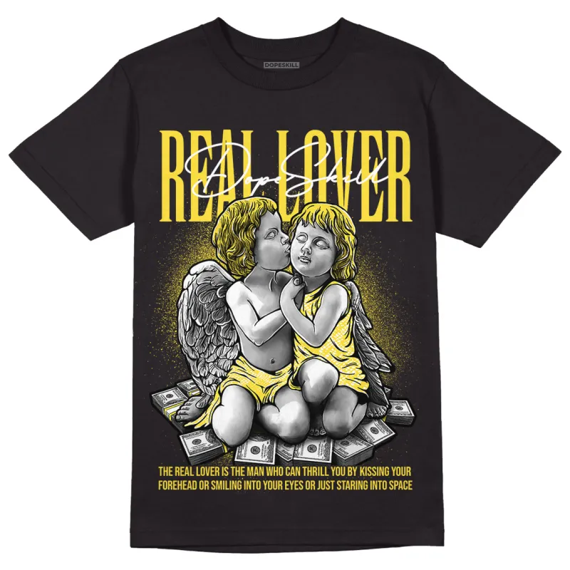 Yellow Snakeskin 11s DopeSkill T-Shirt Real Lover Graphic sold by DopeSkill