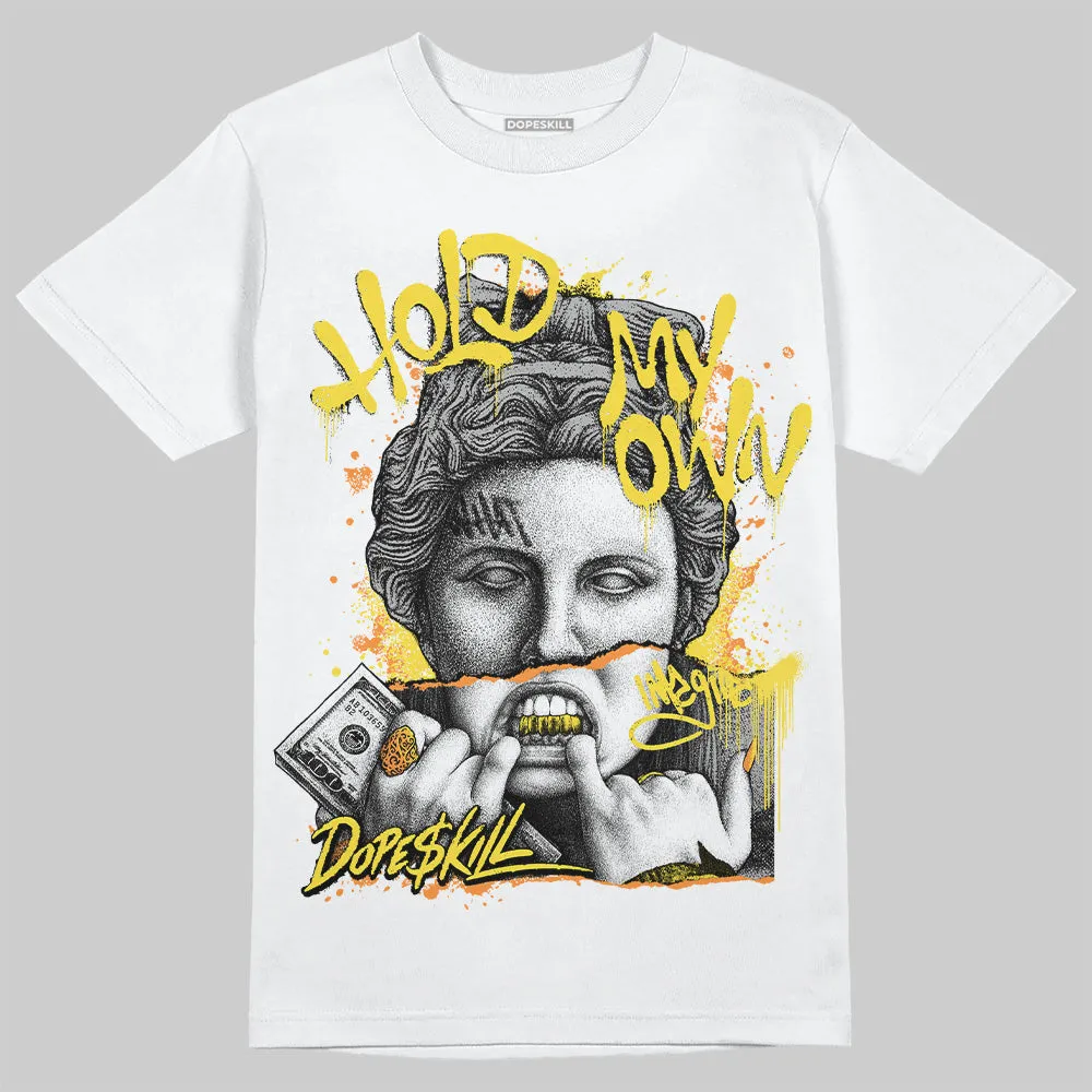 Yellow Snakeskin 11s DopeSkill T-Shirt Hold My Own Graphic sold by DopeSkill product image thumbnail 2