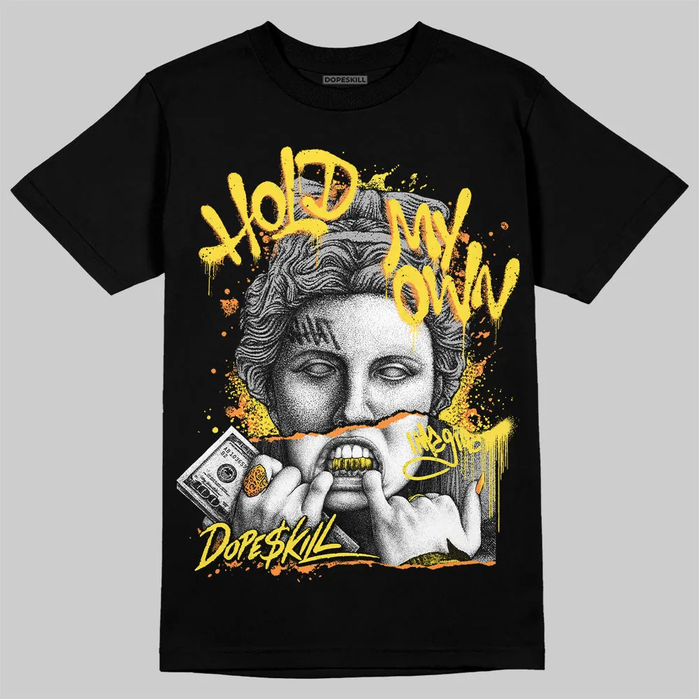Yellow Snakeskin 11s DopeSkill T-Shirt Hold My Own Graphic sold by DopeSkill