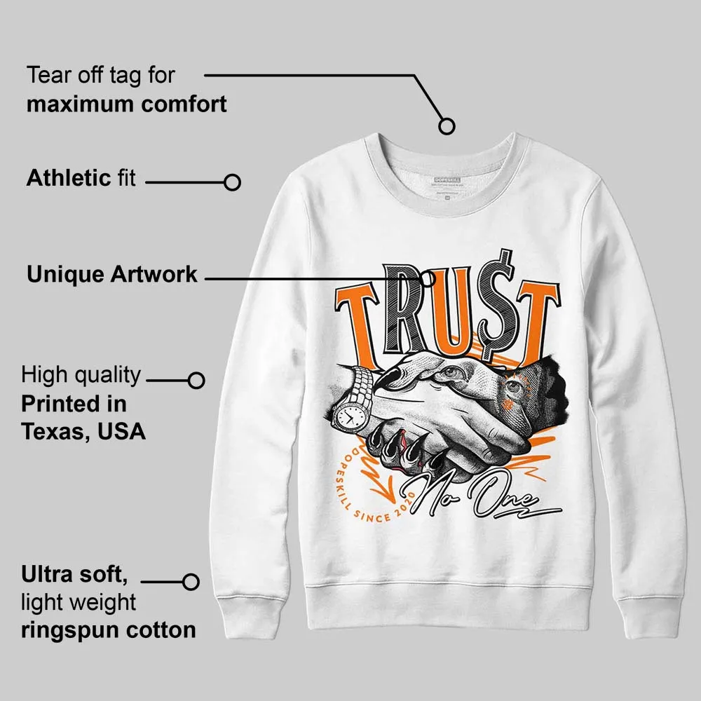Dunk Low Magma Orange DopeSkill Sweatshirt Trust No One Graphic sold by DopeSkill product image thumbnail 3