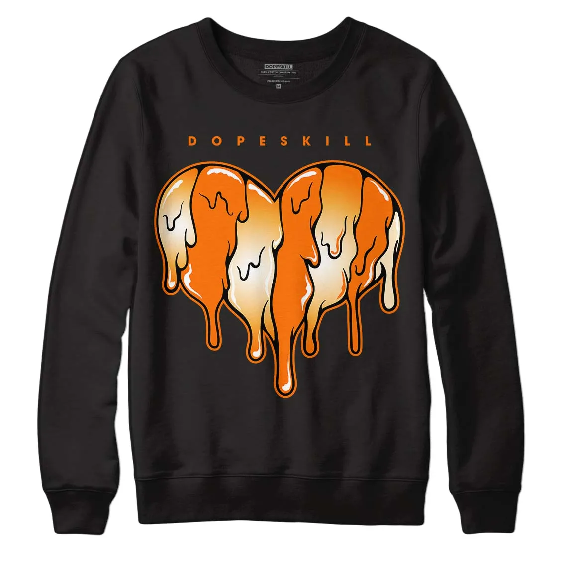 Dunk Low Magma Orange DopeSkill Sweatshirt Slime Drip Heart Graphic sold by DopeSkill product image thumbnail 2