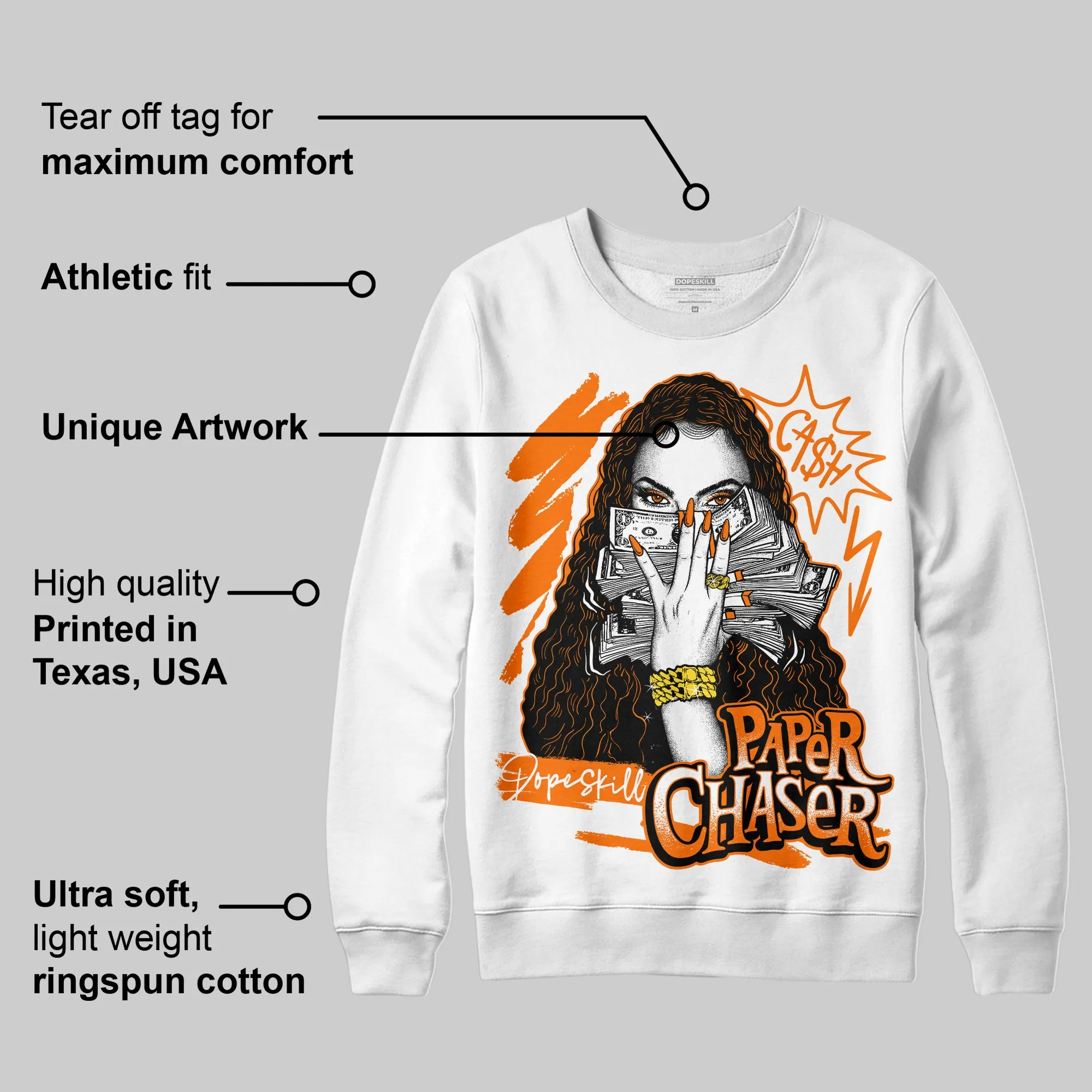 Dunk Low Magma Orange DopeSkill Sweatshirt NPC Graphic sold by DopeSkill product image thumbnail 3