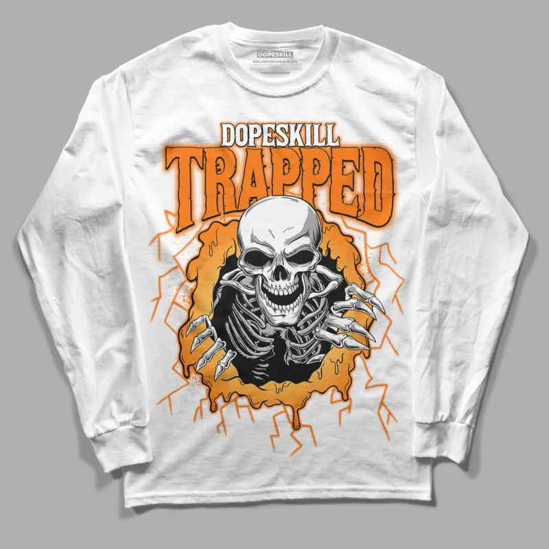 Dunk Low Magma Orange DopeSkill Long Sleeve T-Shirt Trapped Halloween Graphic sold by DopeSkill