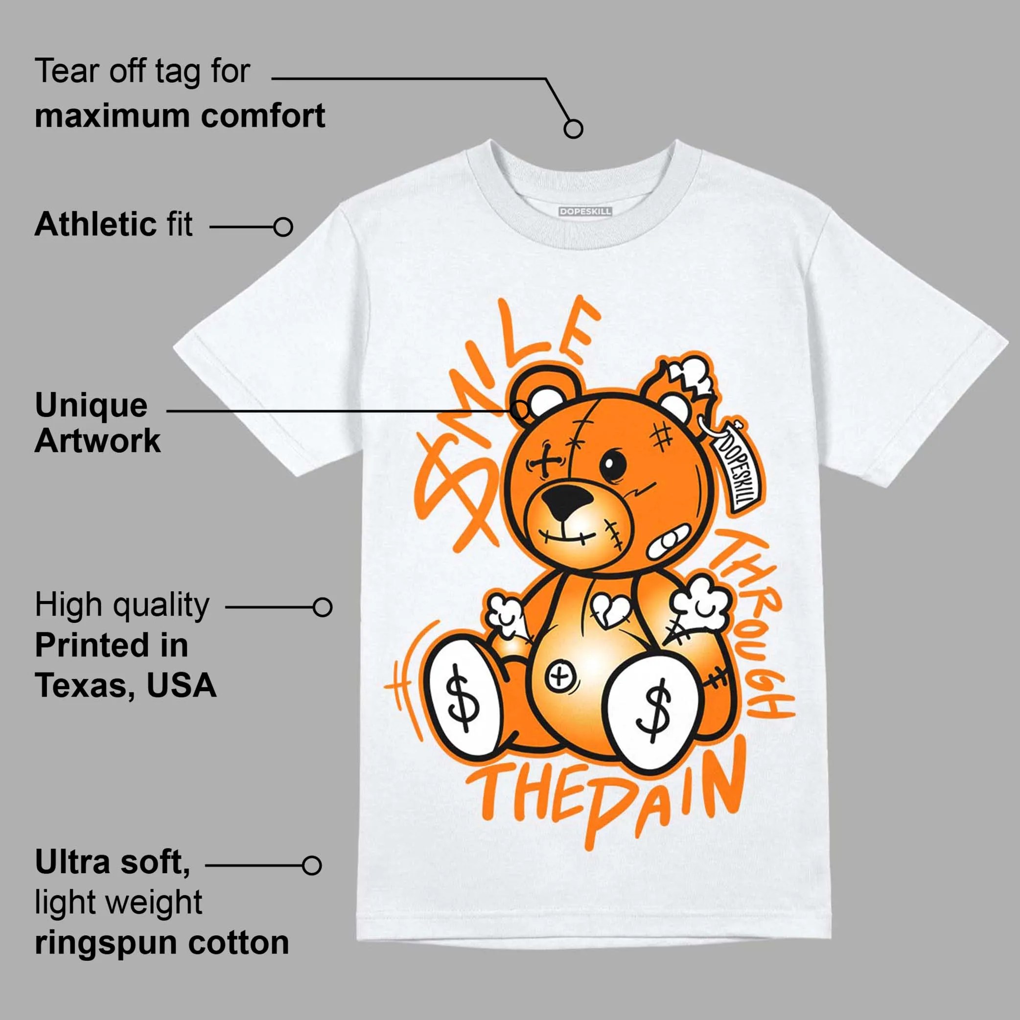 Dunk Low Magma Orange DopeSkill T-Shirt BEAN Graphic sold by DopeSkill product image thumbnail 3
