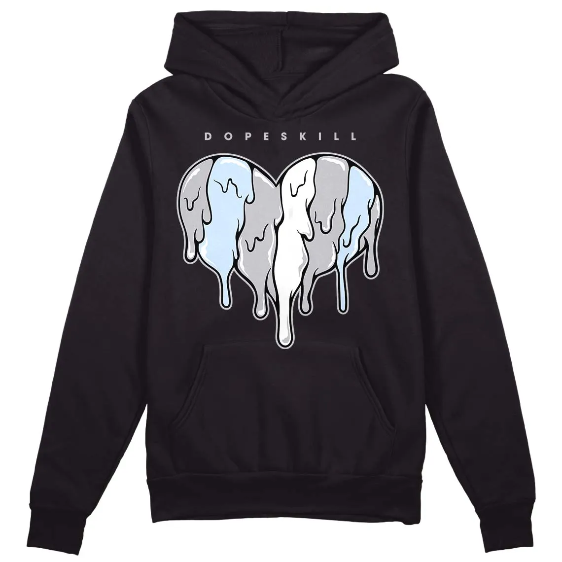 Cement Grey 11s DopeSkill Hoodie Sweatshirt Slime Drip Heart Graphic sold by DopeSkill product image thumbnail 2