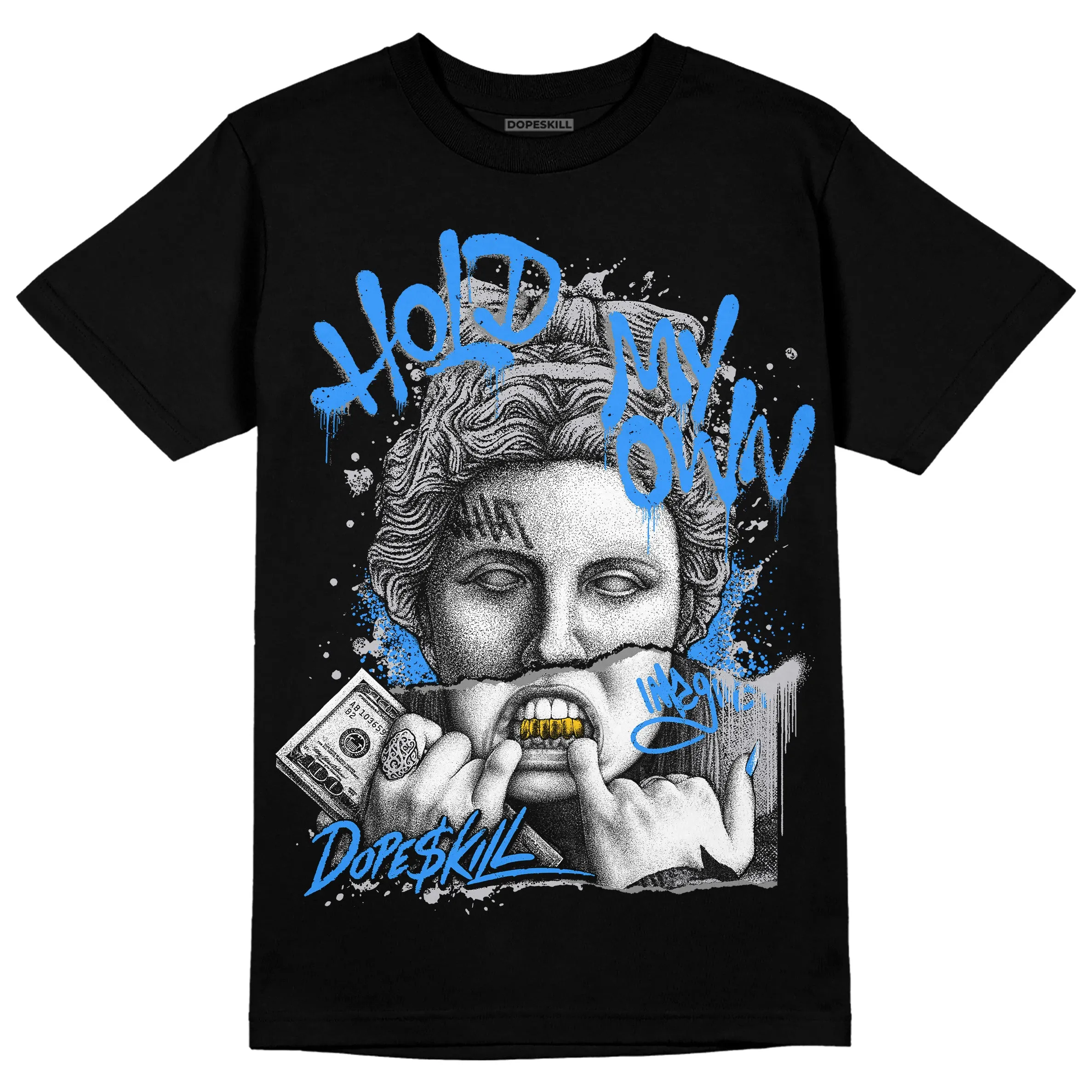 Cement Grey 11s DopeSkill T-Shirt Hold My Own Graphic sold by DopeSkill product image thumbnail 2