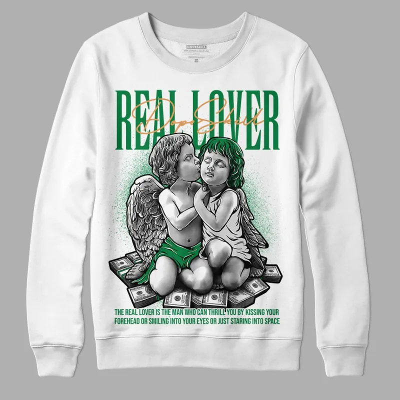 Pine Green 4s DopeSkill Sweatshirt Real Lover Graphic sold by DopeSkill