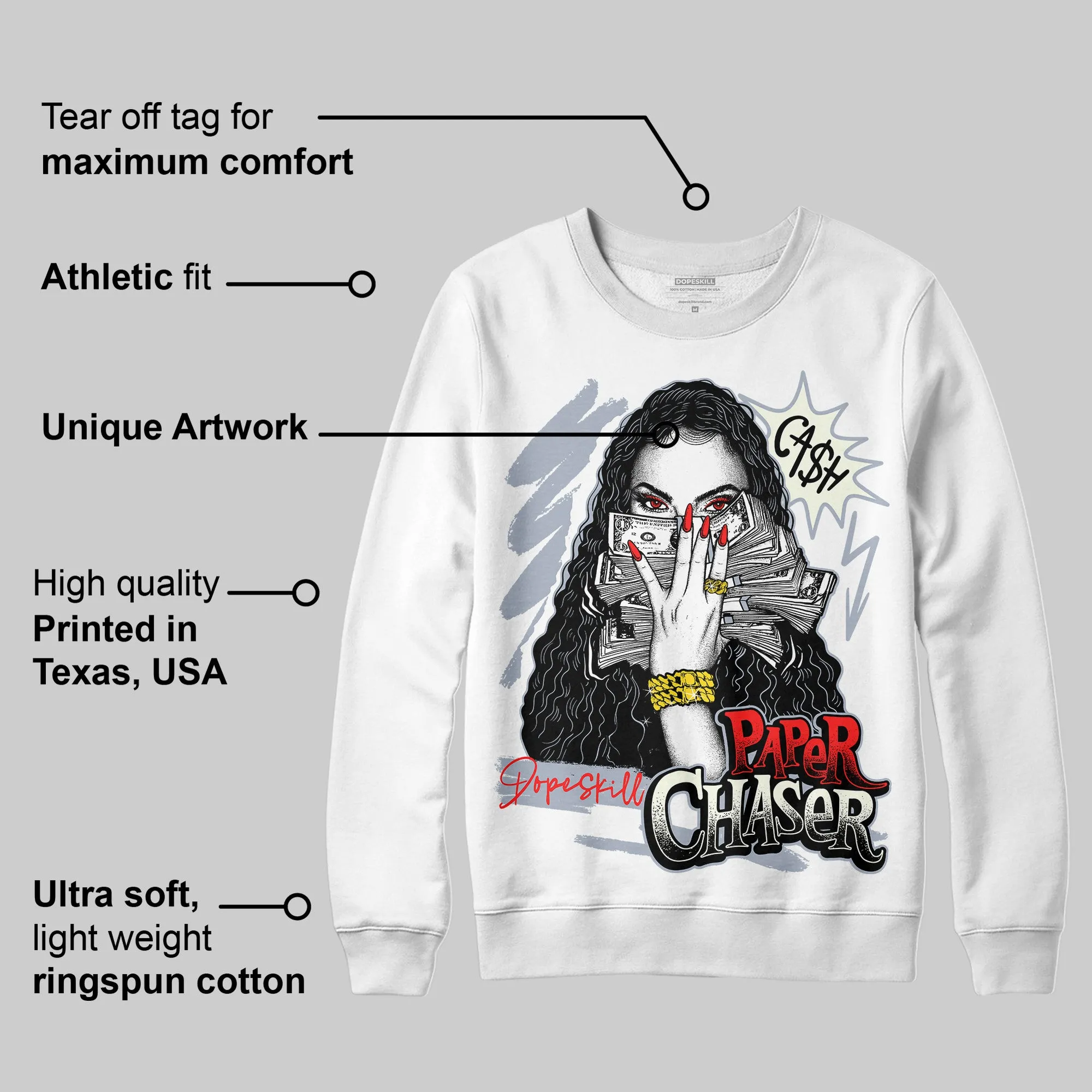 White Cement Reimagined 3s DopeSkill Sweatshirt NPC Graphic sold by DopeSkill product image thumbnail 3