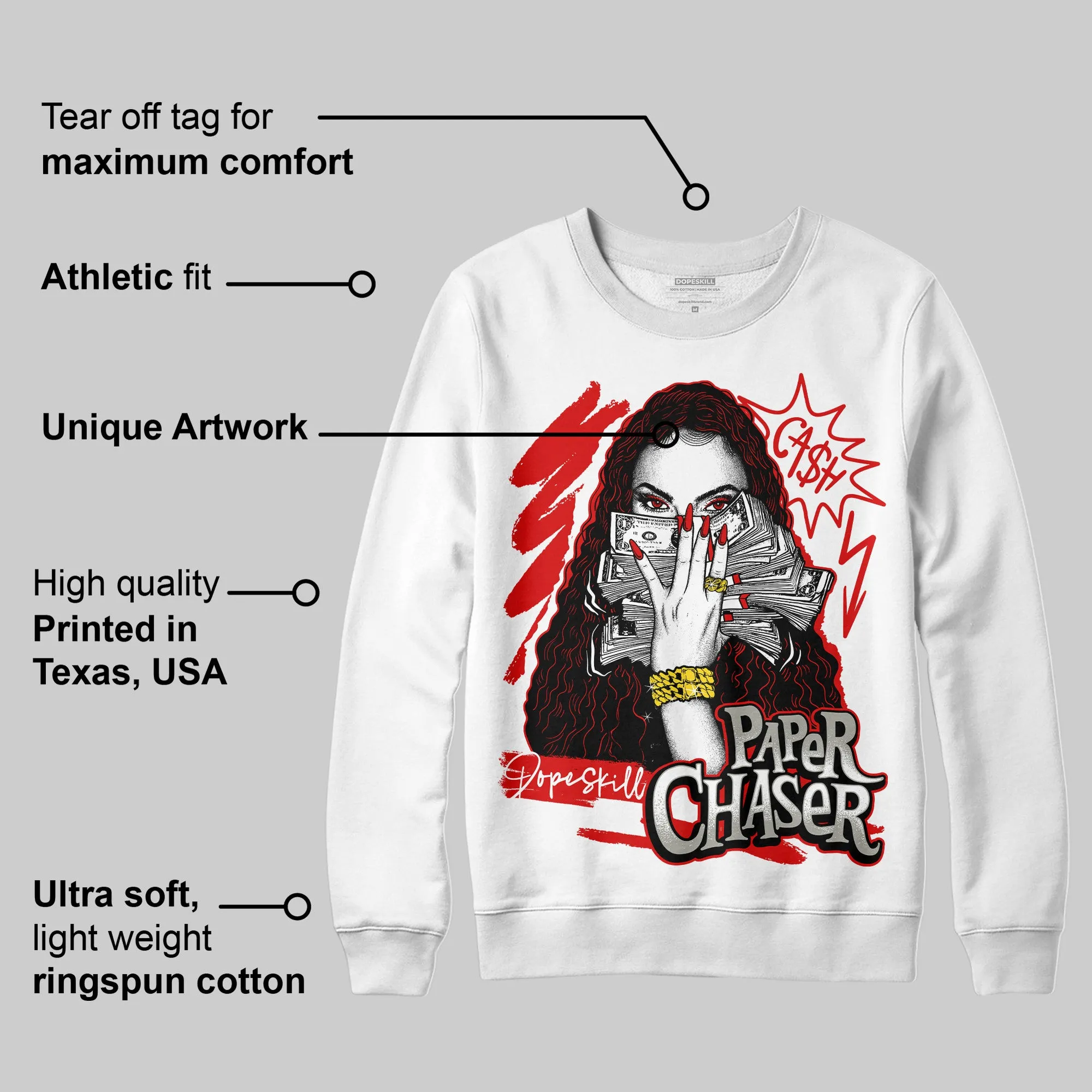 Fire Red 3s DopeSkill Sweatshirt NPC Graphic sold by DopeSkill product image thumbnail 3