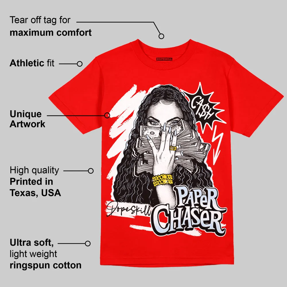 Cherry 11s DopeSkill Varsity Red T-shirt NPC Graphic sold by DopeSkill product image thumbnail 2