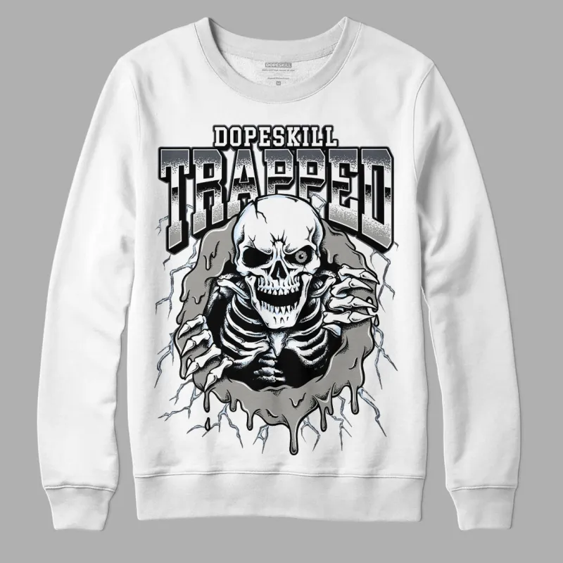 Cool Grey 6s DopeSkill Sweatshirt Trapped Halloween Graphic sold by DopeSkill