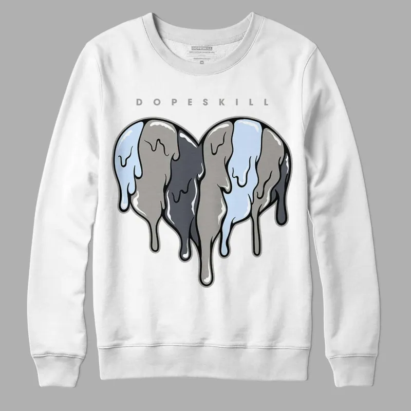 Cool Grey 6s DopeSkill Sweatshirt Slime Drip Heart Graphic sold by DopeSkill