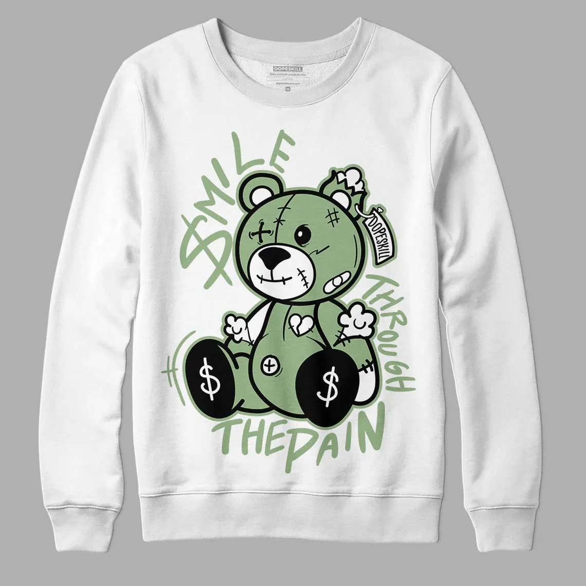 Seafoam 4s DopeSkill Sweatshirt BEAN Graphic sold by DopeSkill