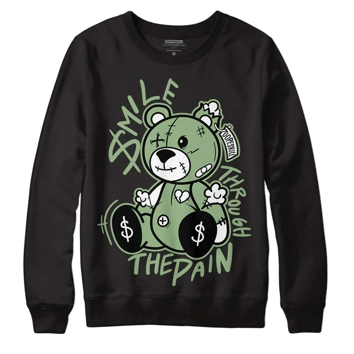 Seafoam 4s DopeSkill Sweatshirt BEAN Graphic sold by DopeSkill product image thumbnail 2