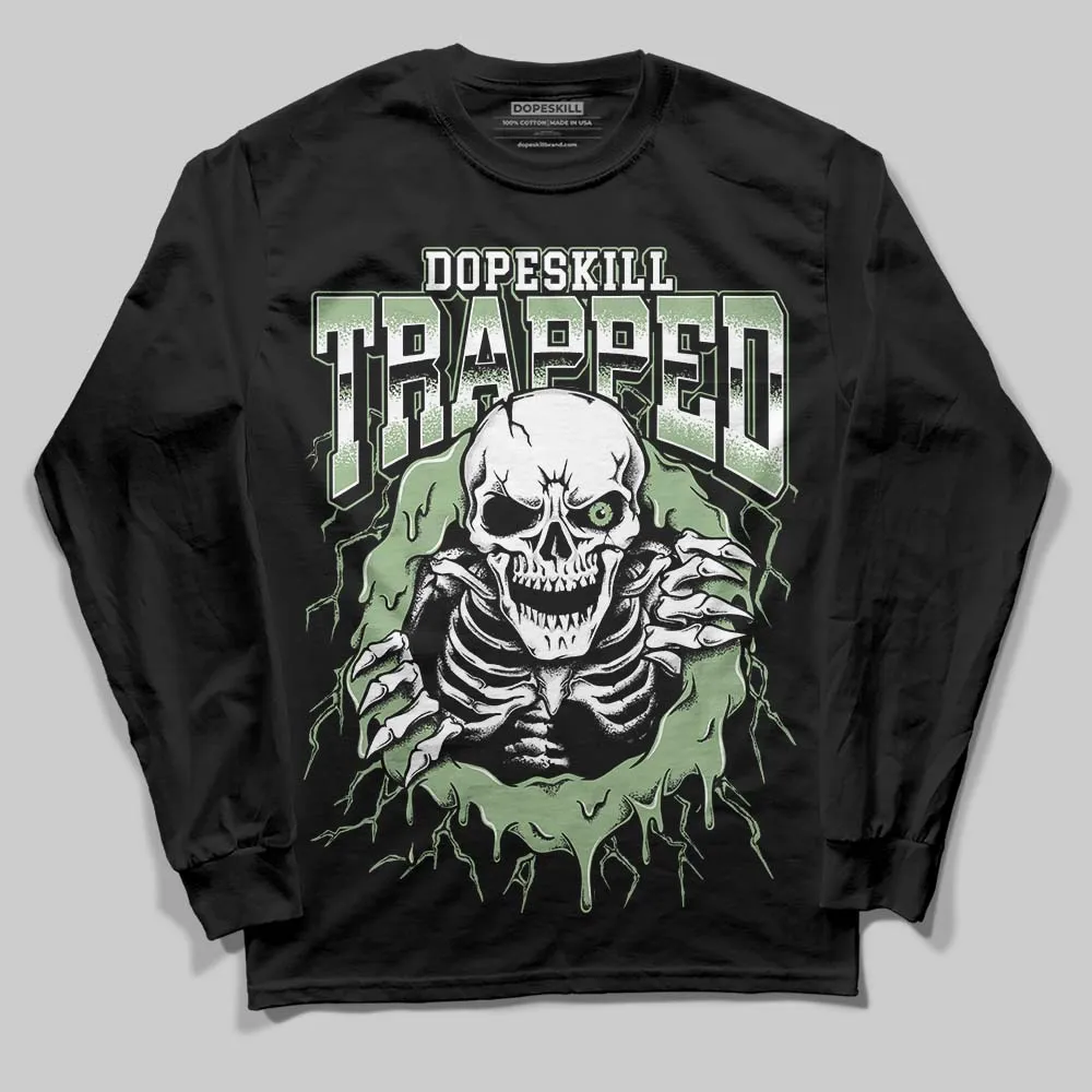 Seafoam 4s DopeSkill Long Sleeve T-Shirt Trapped Halloween Graphic sold by DopeSkill product image thumbnail 2