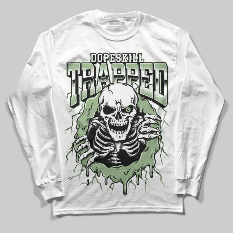 Seafoam 4s DopeSkill Long Sleeve T-Shirt Trapped Halloween Graphic sold by DopeSkill