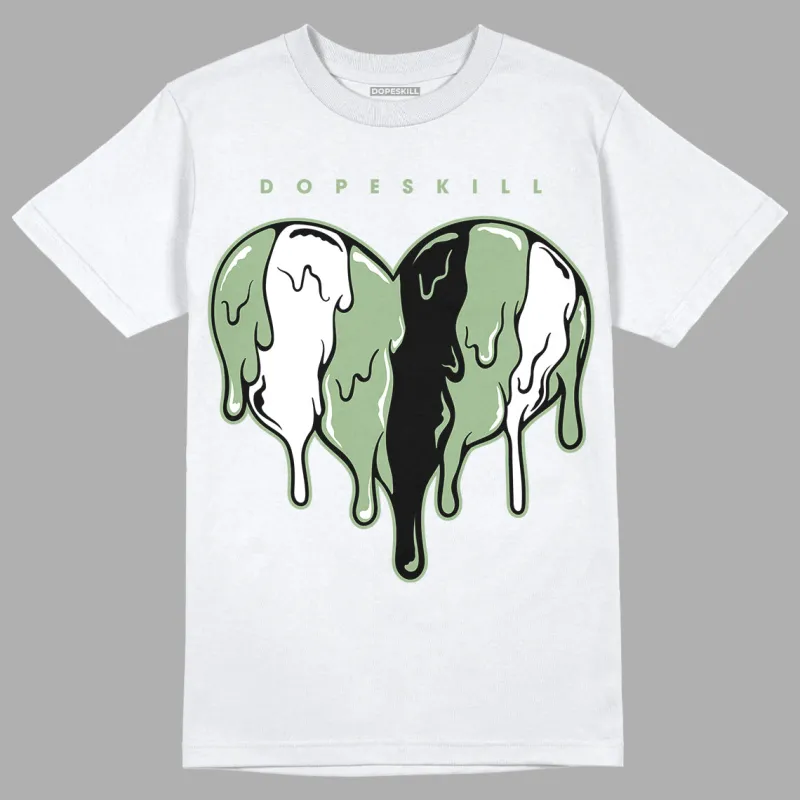 Seafoam 4s DopeSkill T-Shirt Slime Drip Heart Graphic sold by DopeSkill