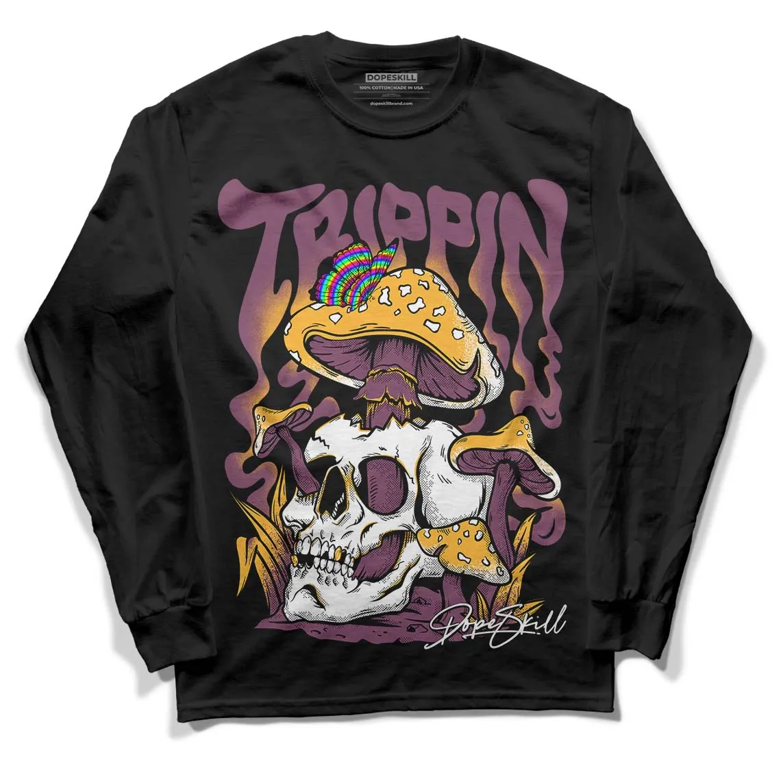 Brotherhood 1s High OG DopeSkill Long Sleeve T-Shirt Trippin Graphic sold by DopeSkill product image thumbnail 2