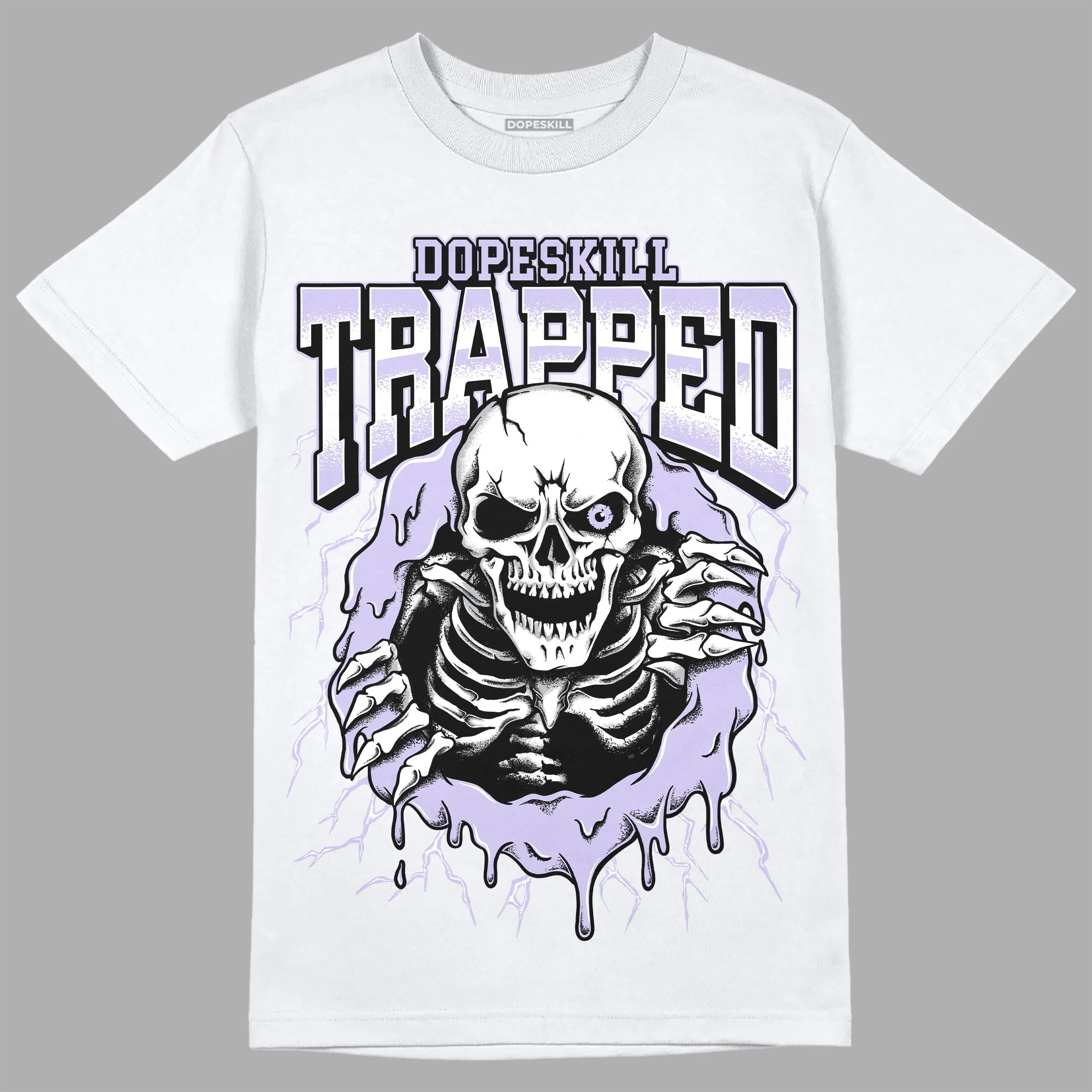 Pure Violet 11s Low DopeSkill T-Shirt Trapped Halloween Graphic sold by DopeSkill