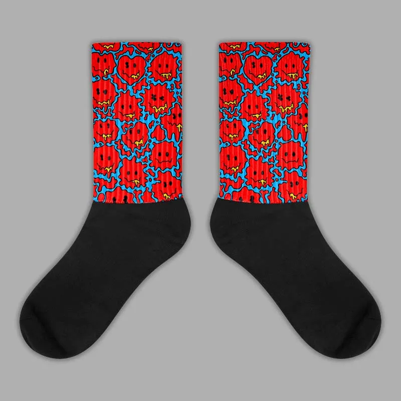 Fruity Pebbles Dunks Sublimated Socks Slime Graphic sold by DopeSkill