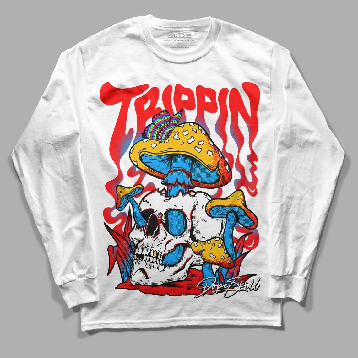 Fruity Pebbles Dunks DopeSkill Long Sleeve T-Shirt Trippin Graphic sold by DopeSkill