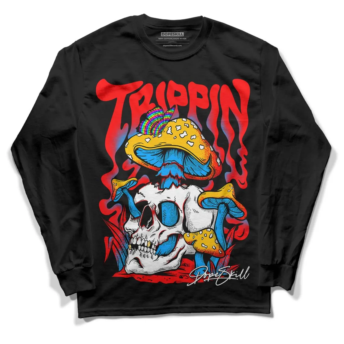 Fruity Pebbles Dunks DopeSkill Long Sleeve T-Shirt Trippin Graphic sold by DopeSkill product image thumbnail 2