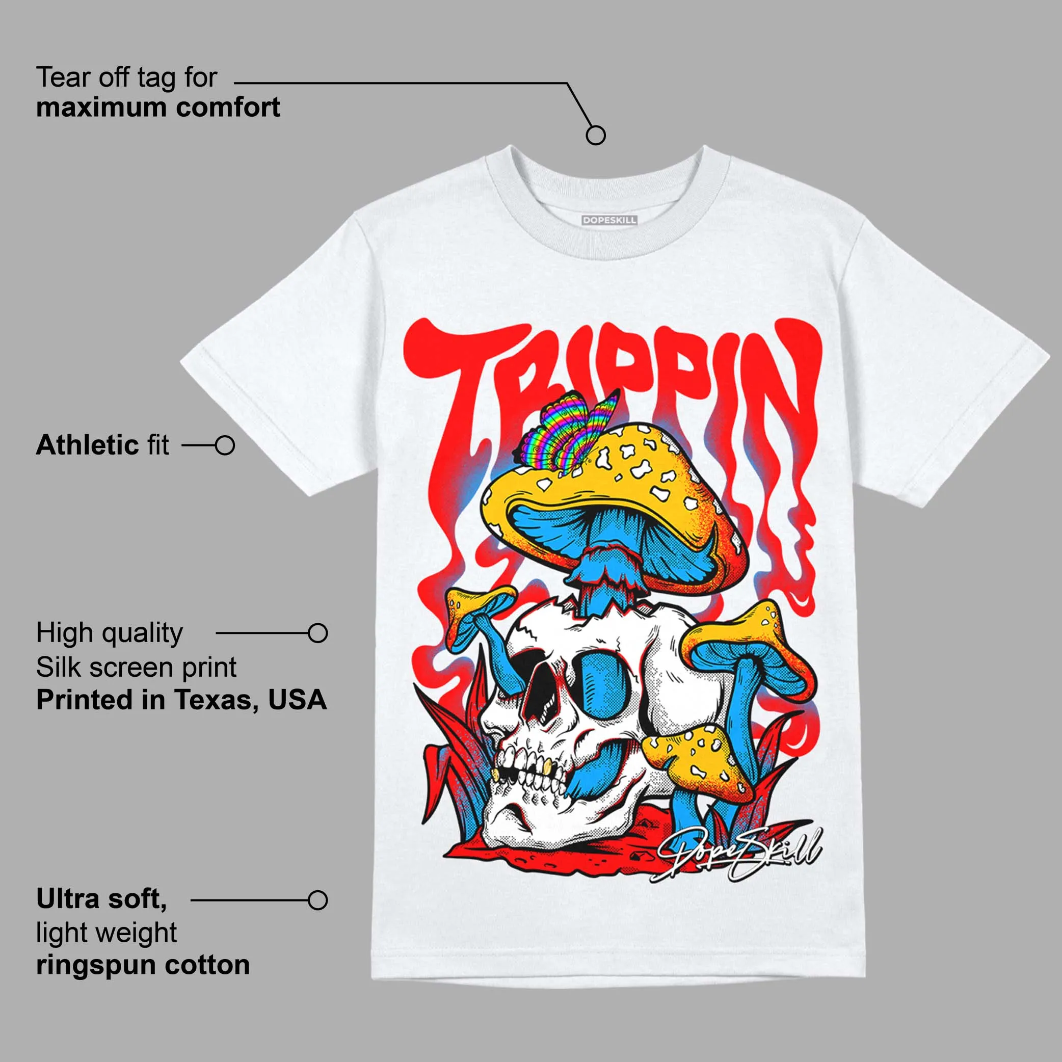 Fruity Pebbles Dunks DopeSkill T-Shirt Trippin Graphic sold by DopeSkill product image thumbnail 3