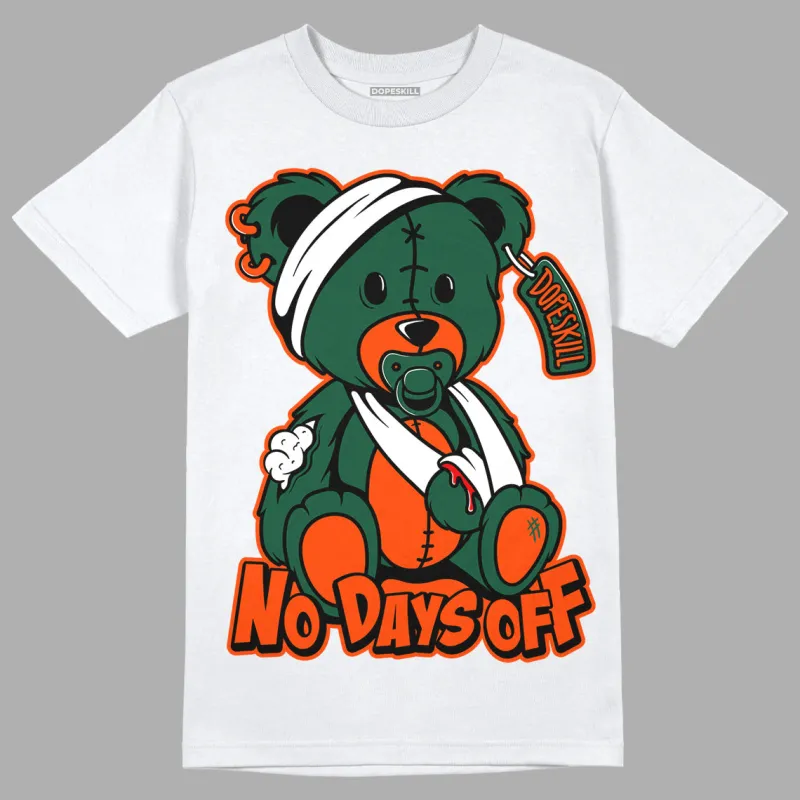 Dunk Low Team Dark Green Orange DopeSkill T-Shirt Hurt Bear Graphic sold by DopeSkill
