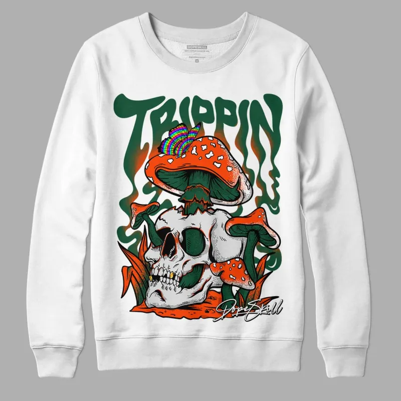 Dunk Low Team Dark Green Orange DopeSkill Sweatshirt Trippin Graphic sold by DopeSkill