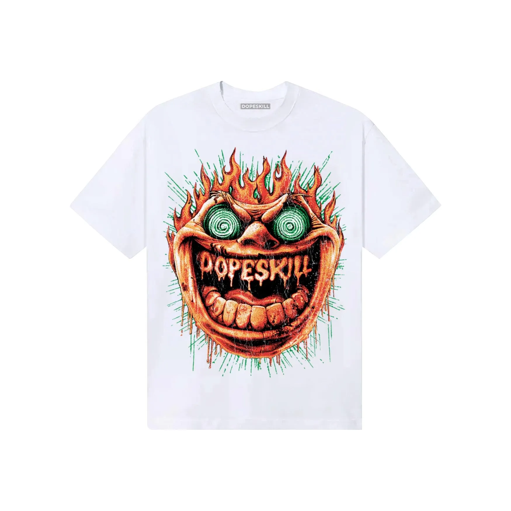 Black and White Collection DopeSkill T-Shirt Hellfire Graphic sold by DopeSkill product image thumbnail 2
